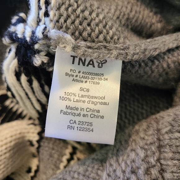 TNA Wool Zip Up Sweater - Picture 4 of 5